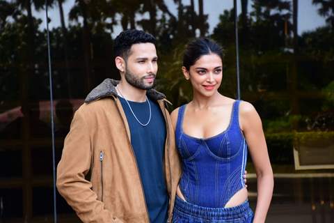 Siddhant Chaturvedi and Deepika Padukone 