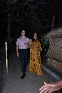 Celebrities at Farhan Akhtar and Shibani Dandekar dinner party