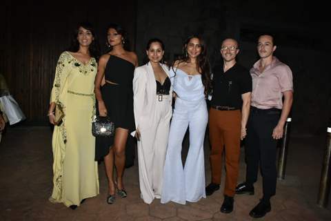 Celebrities at Farhan Akhtar and Shibani Dandekar dinner party