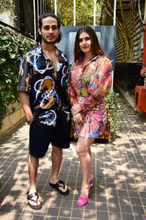 Priyank Sharma with Shivalika spotted in Bandra