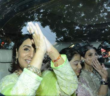 Neetu Kapoor for Alia and Ranbir haldi ceremony 
