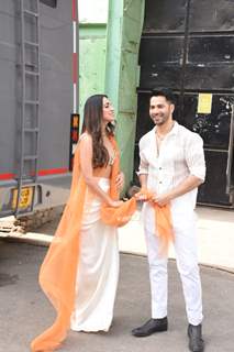 Varun Dhawan,Kiara Advani, Anil Kapoor and Neetu Kapoor spotted promoting their upcoming film ‘jug jug jeeyo’