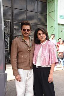 Varun Dhawan,Kiara Advani, Anil Kapoor and Neetu Kapoor spotted promoting their upcoming film ‘jug jug jeeyo’