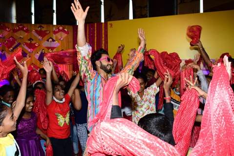 Ranveer singh for jayeshbhai jordaar children screening at juhu pvr