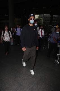 Vicky Kaushal and Aayushmann  Khuranna  snapped in the city today
