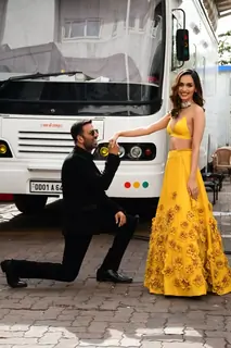 Akshay Kumar and Manushi Chillar spotted promoting their upcoming film Prithiviraj on dance dewane juniors