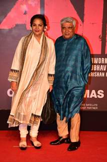  Javed Akhtar and Shabana Azmi Spotted At The Screening Of upcoming movie Anek 