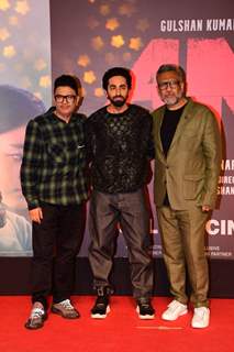 Ayushmaan Khurrana and Anubhav Sinha Spotted At The Screening Of upcoming movie Anek 