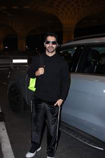 Varun Dhawan spotted at Mumbai airport 