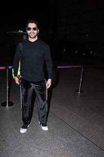 Varun Dhawan spotted at Mumbai airport 