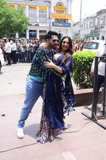 Varun Dhawan and Kiara Advani at promotion of Jug Jugg jeeyo 