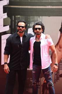 Ranveer Singh and Rohit shetty spotted for launch of the food brand 