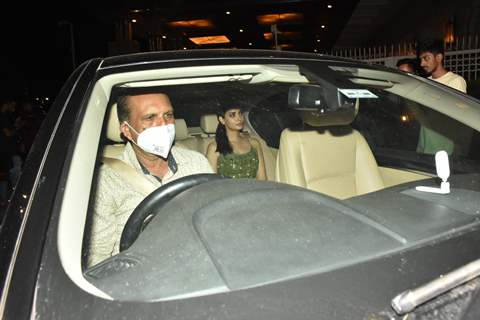 Diana Penty snapped at Pooja Vijan's Wedding Bash at Taj Colaba