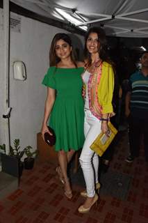 Shamita Shetty and her friend Akansha Malhotra Spotted at Bandra   