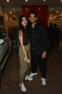 Munawar Faruqui spotted with girlfriend Nazila at a stand-up comedy show in Khar
