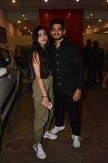 Munawar Faruqui spotted with girlfriend Nazila at a stand-up comedy show in Khar