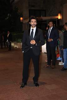 Kartik Aaryan snapped at Pooja Vijan's Wedding Bash at Taj Colaba