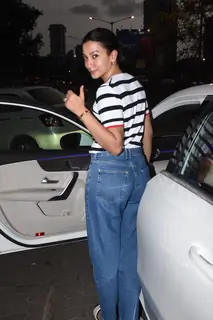 Gauahar Khan spotted in the city 