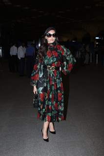 Nora Fatehi spotted at Mumbai airport 
