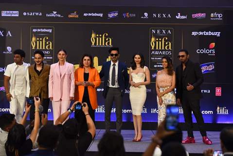 Farah Khan, Dhvani Bhanushali, Aparshakti Khurana, Yo Yo Honey Singh spotted at IIFA awards press conference in Abu Dhabi 