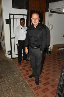 Anupam Kher spotted at Bandra 