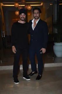 Darshan Kumar spotted at Aashram success party at Andheri 