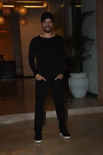 Darshan Kumar spotted at Aashram success party at Andheri 
