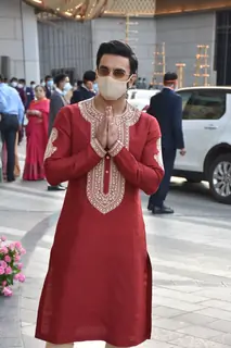 Ranveer Singh spotted at Radhika Merchant’s Arangetram Ceremony at Jio World Centre 