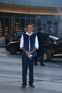Rajkumar Hirani spotted at Radhika Merchant’s Arangetram Ceremony at Jio World Centre 