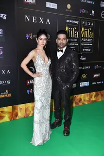 Celebrities poses to paparazzi at green carpet of IIFA awards 2022 in Abu Dhabi