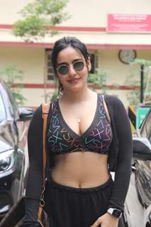 Neha Sharma spotted at Bandra 