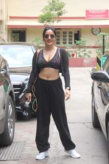 Neha Sharma spotted at Bandra 