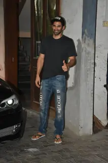 Aditya Roy Kapur at dubbing studio Bandra 