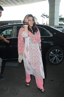 Ekta Kapoor spotted at Mumbai airport 