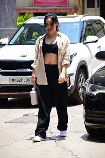 Neha Sharma spotted at Bandra