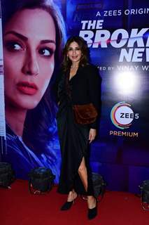  Sonali Bendre spotted at the screening of The Broken News