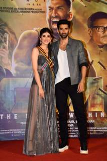 Aditya Roy Kapoor, Sanjana Sanghi and others celebrities spotted at the trailer launch of the film Om: The Battle Within 