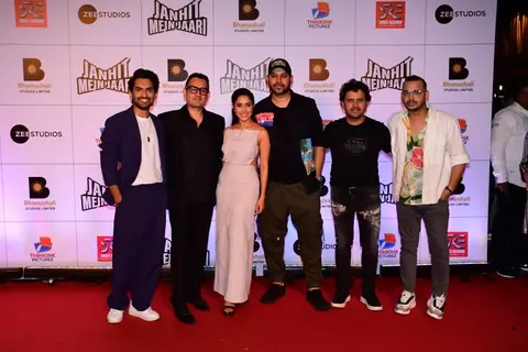 Celebrities spotted at screening of Janhit Mein Jaari in the city 