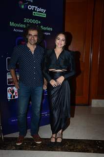  Imtiaz Ali and Sonakshi Sinha clicked at the launch of OTT Play Premium