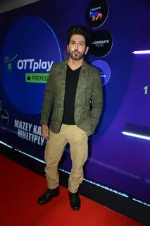 Vishal Kotian clicked at the launch of OTT Play Premium