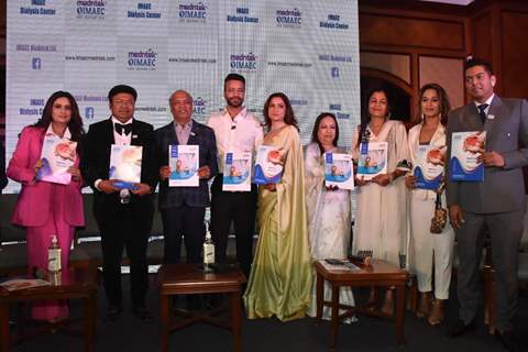 Ankita Lokhande, Vicky Jain, Dr. Vishal Kumar Jain, Reshu Jain, Sunil Gokhale and Vikash Agarwal spotted at the launch of IMAEC Dialysis Center