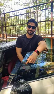 Aly Goni spotted at Andheri 