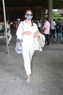 Manisha Koirala spotted at the airport