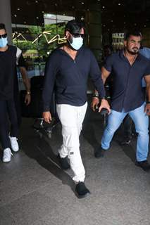 Ajay Devgn spotted at the Mumbai airport