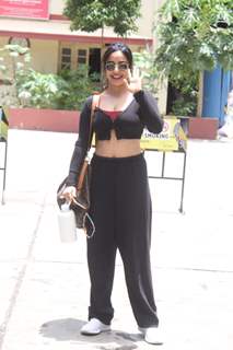 Neha Sharma spotted at Bandra