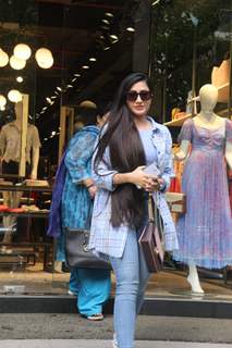 Dhanashree Verma spotted in the city