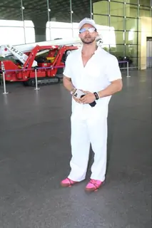 Sahil Khan spotted at Mumbai airport