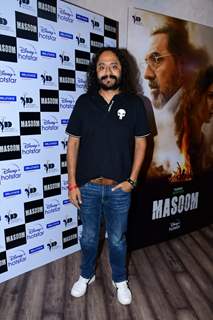 Gurmmeet Singh snapped at the screening of Masoom series in the city 