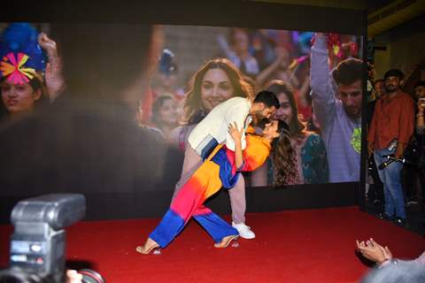 Varun Dhawan, Kiara Advani spotted at the launch of the song track ‘Nain Ta Heera’ from their film Jugjugg Jeeyo