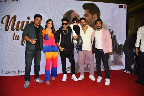 Varun Dhawan, Kiara Advani, Guru Randhawa and others celebs spotted at the launch of the song track ‘Nain Ta Heera’ from the film Jugjugg Jeeyo